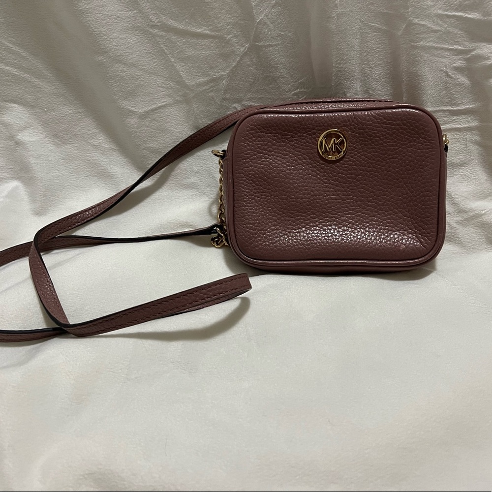 Michael Kors Small Crossbody In Mauve - image 1